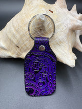 Stamped Leather Keychain - Tipper 3.0 Austin R