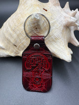 Stamped Leather Keychain - Tipper 3.0 Austin R