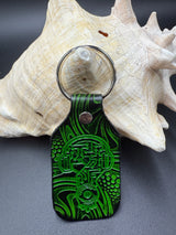 Stamped Leather Keychain - Tipper 3.0 Austin R