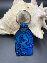 Stamped Leather Keychain - Tipper 3.0 Austin R