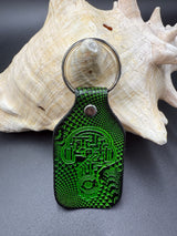 Stamped Leather Keychain - Tipper 3.0 Austin R