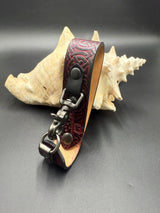 Stamped Leather Deluxe Mug Strap- Celtic