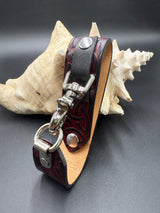 Stamped Leather Deluxe Mug Strap- Celtic