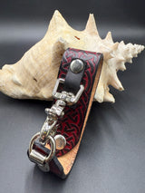 Stamped Leather Deluxe Mug Strap- Celtic