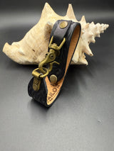 Stamped Leather Deluxe Mug Strap- Celtic