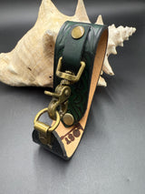 Stamped Leather Deluxe Mug Strap- Celtic