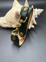 Stamped Leather Deluxe Mug Strap- Celtic