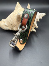 Stamped Leather Deluxe Mug Strap- Celtic