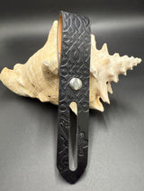 Stamped Leather Parasol Handle Harness- Celtic