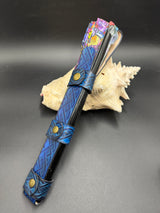 Stamped Leather Large Fan Holster - Celtic