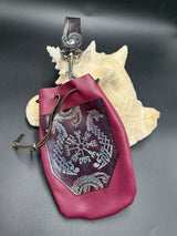 Stamp Leather Mug Strap Pouch - Nordic