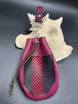 Stamp Leather Mug Strap Pouch - Celtic