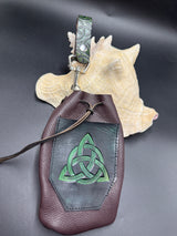 Stamp Leather Mug Strap Pouch - Celtic