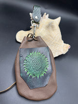 Stamp Leather Mug Strap Pouch - Nordic
