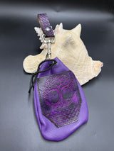 Stamp Leather Mug Strap Pouch - Celtic Tree of Life