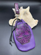 Stamp Leather Mug Strap Pouch - Celtic