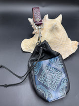 Stamp Leather Mug Strap Pouch - Tentacles