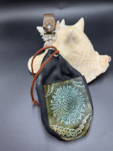 Stamp Leather Mug Strap Pouch - Nordic