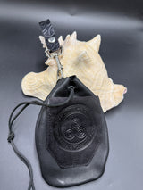 Stamp Leather Mug Strap Pouch - Nordic