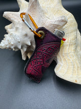 Stamped Leather Lighter Case - Celtic Knots