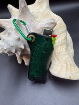 Stamped Leather Lighter Case - Tree of Life