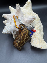 Stamped Leather Lighter Case - Dragon Scale