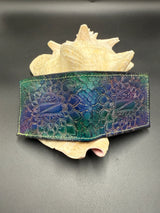 Stamped Leather Bifold Wallet - Clozee