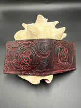 Stamped Leather Bifold Wallet - Rezz