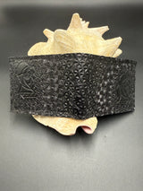 Stamped Leather Bifold Wallet - Rezz