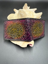 Stamped Leather Bifold Wallet - Ganja White Knight