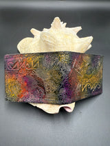 Stamped Leather Bifold Wallet - Ganja White Knight