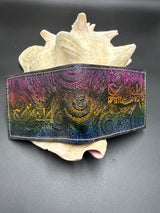 Stamped Leather Bifold Wallet - Ganja White Knight