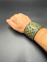 Stamped Leather Bracelet - 1 1/2 Celtic