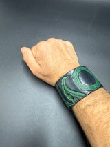 Stamped Leather Bracelet - 1 1/2 Tentacle