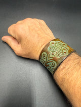Stamped Leather Bracelet - 1 1/2 Celtic