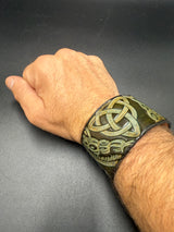 Stamped Leather Bracelet - 1 1/2 Tentacle
