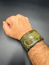 Stamped Leather Bracelet - 1 1/2 Tentacle