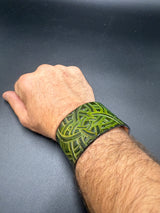 Stamped Leather Bracelet - 1 1/2 Celtic