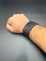 Stamped Leather Bracelet - 1 1/4 inch Celtic