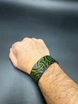 Stamped Leather Bracelet - 1 inch Celtic