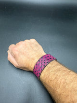 Stamped Leather Bracelet - 3/4 inch Celtic