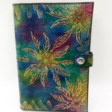 Stamped Leather Journal - Feathers