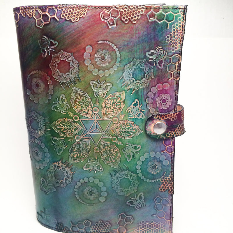 Stamped Leather Journal - Chakras 