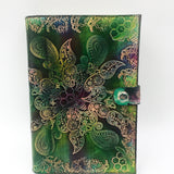 Stamped Leather Journal - Paisley