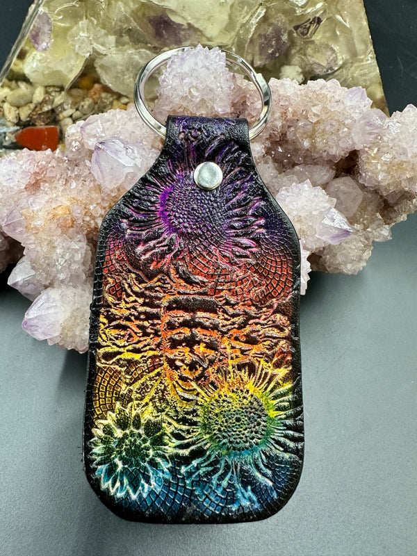 Stamped Leather Keychain - Shpongle