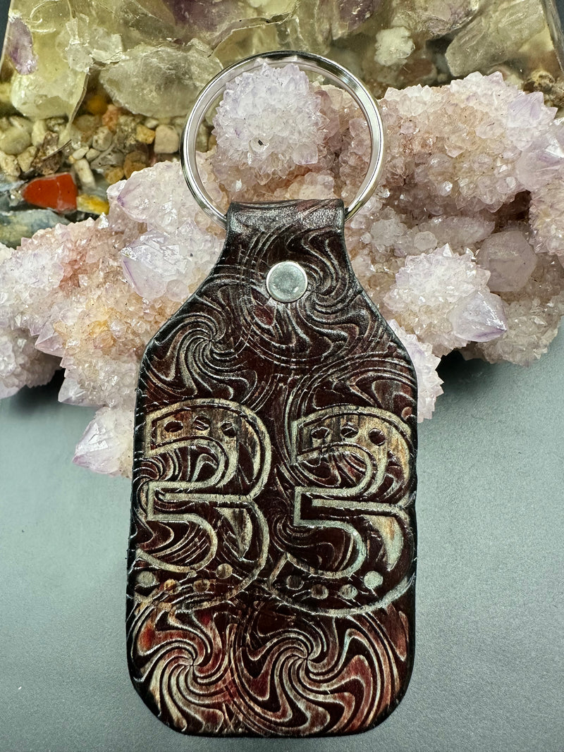 Stamped Leather Keychain - Billy Strings 33