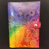 Stamped Leather Journal - Paisley