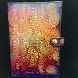 Stamped Leather Journal - Paisley 