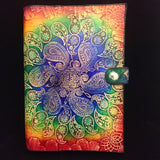 Stamped Leather Journal - Paisley 