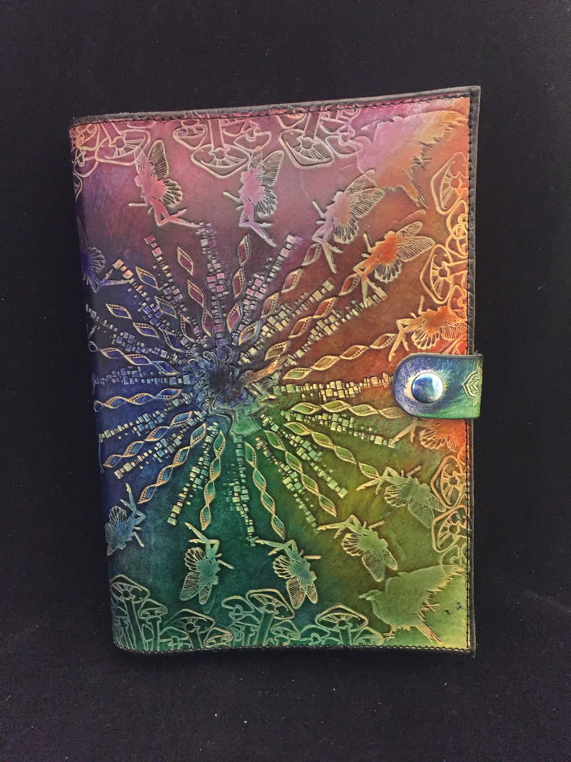 Stamped Leather Journal - Fairies 